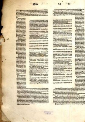 carte; Biblia cum glossa ordinaria Walafridi Strabonis aliorumque et interlineari Anselmi Laudunensis