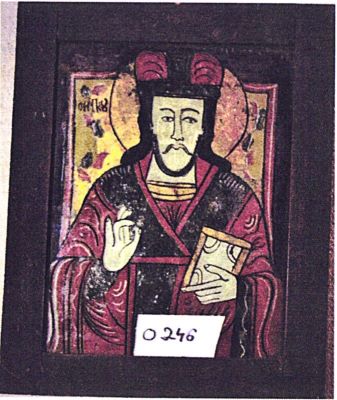 icoană pe sticlă; Sfântul Nicolae