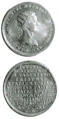 Medalie dedicată uzurpatorului Macrian
