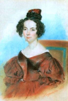 desen - Lequeutre, Hippolyte Joseph; Portret de femeie