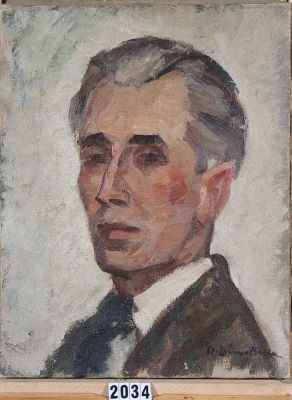 Pictură de șevalet - Dimitrescu, Ștefan; Autoportret