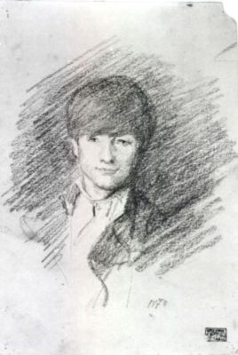 grafică - Grigorescu, Nicolae; Studiu pentru un portret