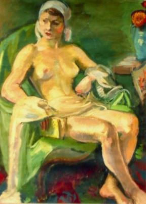 pictură - Iser, Iosif; Nud