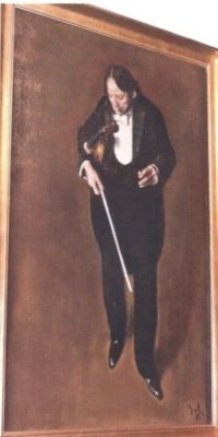 pictură - Baba, Corneliu; George Enescu