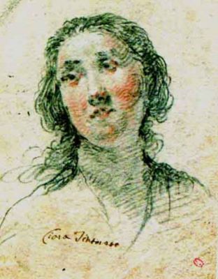 desen - San Giovanni, Giovanni di; Portretul unei doamne