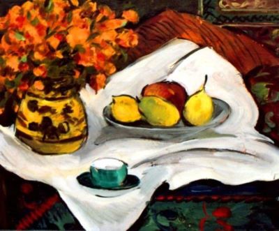 pictură - Theodorescu-Sion, Ion; Natură statică cu fructe și flori