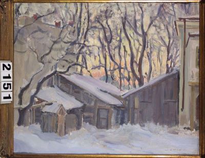 Pictură de șevalet - Steriadi, Jean Alexandru; Iarnă