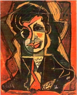 pictură - Maxy, Max Hermann; Tristan Tzara