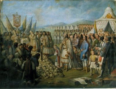 pictură de șevalet - Lecca, Constantin; Panahida de la Războieni