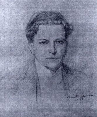 pictură - Carteret, Ninette; George Enescu