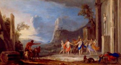 pictură - Schonfeld, Heinrich Johann; Cele nouă nimfe