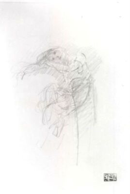 grafică - Grigorescu, Nicolae; Studiu de atitudine