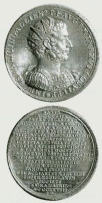Medalie dedicată împăratului Gallienus