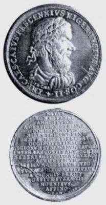 Medalie dedicată uzurpatorului Pescinnius Niger