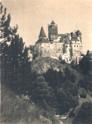 carte poștală ilustrată; Castelul Regal Bran