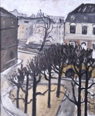 pictură - Pallady, Theodor; Place Dauphine