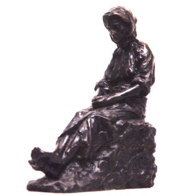 sculptură - Han, Oscar; Țărancă șezând