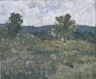 pictură - Luchian, Ștefan; Peisaj de câmp
