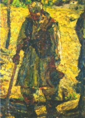 pictură - Schweitzer-Cumpăna, Rudolf; Bătrân