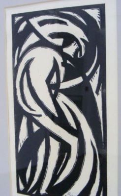 linogravură - Mattis-Teutsch, Hans; Compoziție