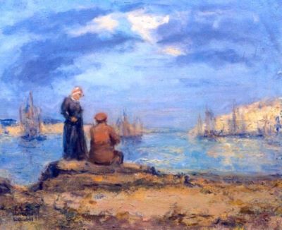 pictură - Loghi, Kimon; La Concarneau