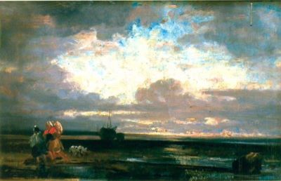 pictură - Isabey, J.B.; Nocturnă marină