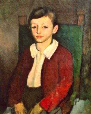 pictură - Baba, Corneliu; Portret de copil