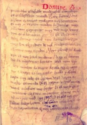 manuscris; Dobrentei kodex (Horae diurnae ad usum monalium)