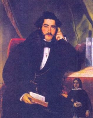 pictură - Schöefft, Joseph August; Portret de bărbat
