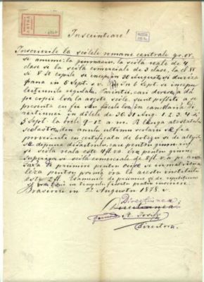 scrisoare - Ștefan, Iosif; Ștefan Iosif către Mureșianu Iacob