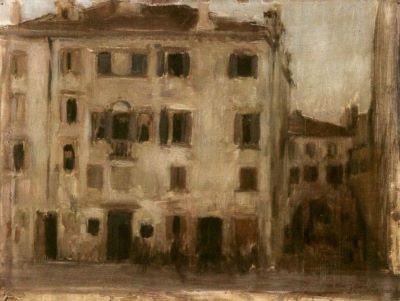 pictură - Steriadi, Jean Alexandru; Peisaj cu casă (Chioggia - Italia)
