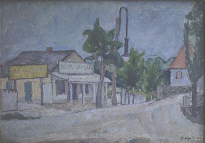 pictură de șevalet - Torossian, Sirarpy; Cârciumă