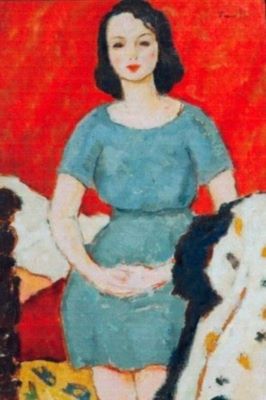 pictură - Tonitza, Nicolae; Studiu pentru un portret