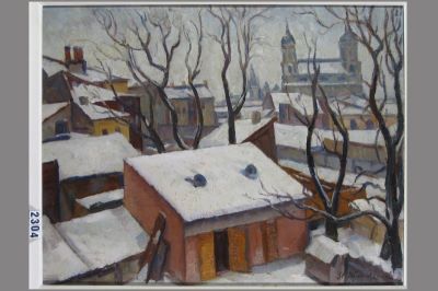 Pictură de șevalet - Dimitrescu, Ștefan; Iarna