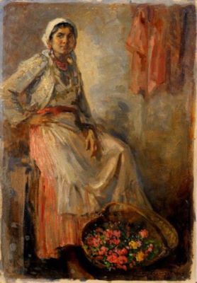 pictură - Andreescu, Ion; Casa ciurarului