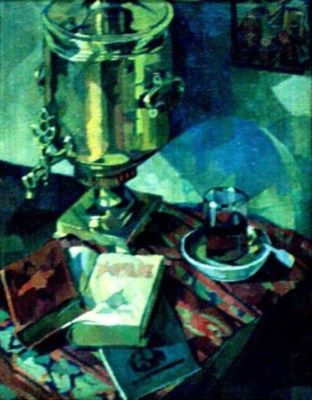 pictură - Bulighin, Nadia; Samovarul