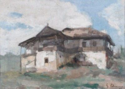 pictură - Petrașcu, Gheorghe; Case la țară