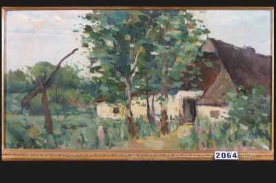 Pictură de șevalet - Luchian, Ștefan; Case