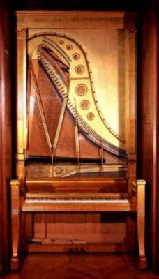 instrument muzical - Blithner, lulius; pian cu coadă verticală