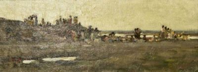 pictură - Grigorescu, Nicolae; Pe malul Siretului
