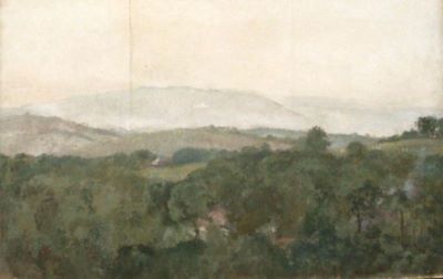 pictură - Pallady, Theodor; Vedere din Bucium