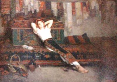 pictură - Grigorescu, Nicolae; Fată cu zestrea ei