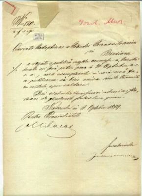 scrisoare - Mureșianu, Ioachim; Mureșianu Ioachim către Redacția „Gazetei Transilvaniei”