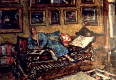 pictură - Petrașcu, Gheorghe; Soția artistului