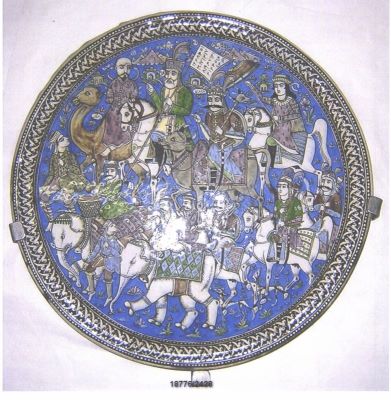 placă decorativă; Placă circulară