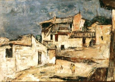 pictură - Petrașcu, Gheorghe; Case la Toledo
