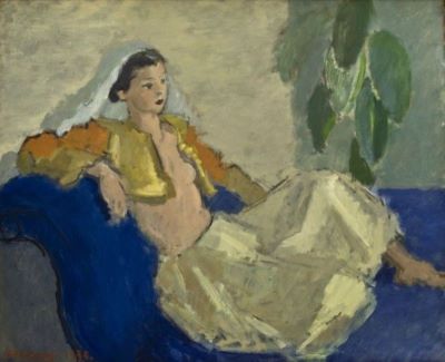pictură - Catargi, Henri H.; Odaliscă