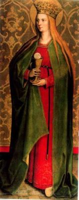 pictură - Zeitblom, Bartholomäus; Sfânta Barbara