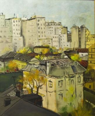 pictură - Constante, Elena (Lena); Peisaj bucureștean