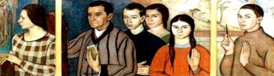 pictură - Popp, Sabin; Portret de familie - triptic